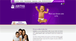 Desktop Screenshot of abithafertilityclinic.com