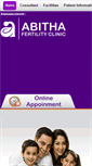 Mobile Screenshot of abithafertilityclinic.com